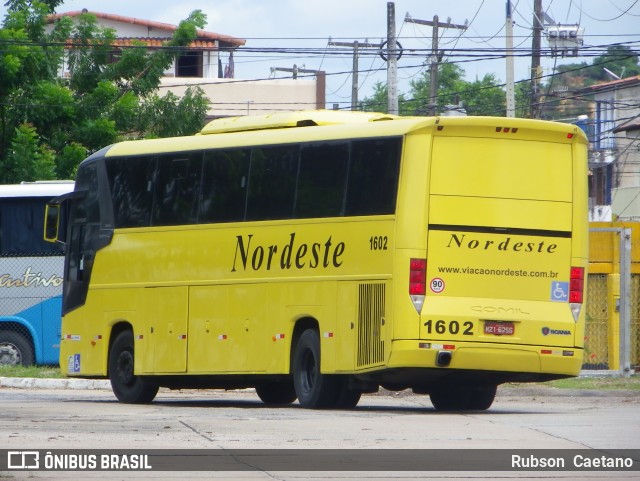 Viação Nordeste 1602 na cidade de Natal, Rio Grande do Norte, Brasil, por Rubson  Caetano. ID da foto: 6841606.