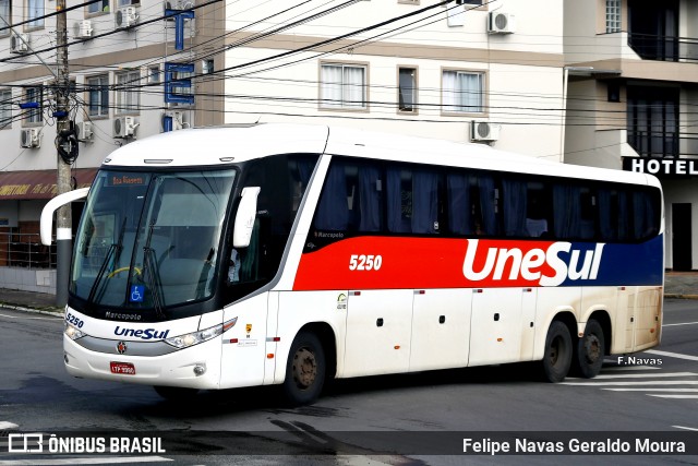 Unesul de Transportes 5250 na cidade de Balneário Camboriú, Santa Catarina, Brasil, por Felipe Navas Geraldo Moura . Número da foto: #6842794.