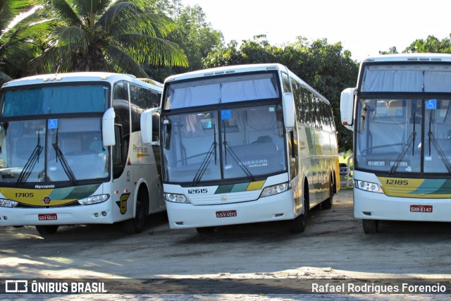 Empresa Gontijo de Transportes 12615 na cidade de São Mateus, Espírito Santo, Brasil, por Rafael Rodrigues Forencio. ID da foto: 6841260.