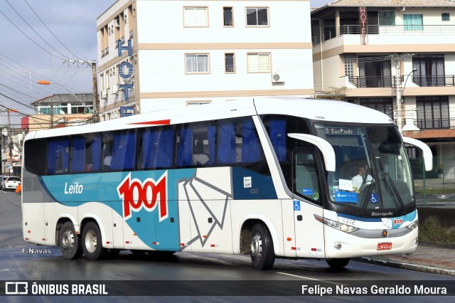 Auto Viação 1001 4312 na cidade de Balneário Camboriú, Santa Catarina, Brasil, por Felipe Navas Geraldo Moura . Número da foto: #6842945.