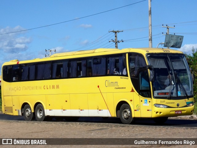 Viação Itapemirim 8649 na cidade de Teresina, Piauí, Brasil, por Guilherme Fernandes Rêgo. ID da foto: 6845967.