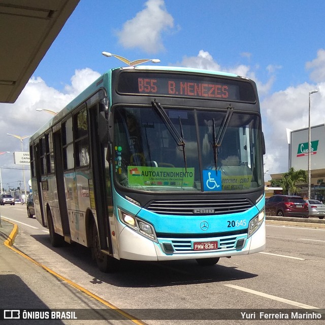 Empresa Santa Maria 20645 na cidade de Fortaleza, Ceará, Brasil, por Yuri Ferreira Marinho. ID da foto: 6844334.