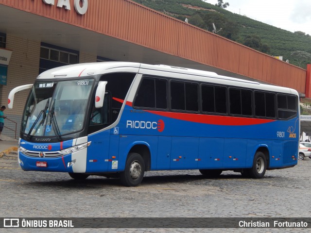 Viação Riodoce 91801 na cidade de Manhuaçu, Minas Gerais, Brasil, por Christian  Fortunato. ID da foto: 6843668.