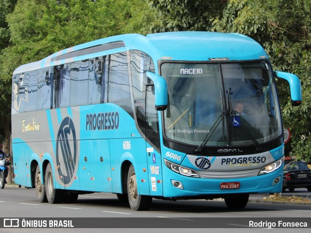 Auto Viação Progresso 6086 na cidade de Maceió, Alagoas, Brasil, por Rodrigo Fonseca. Número da foto: #6844956.