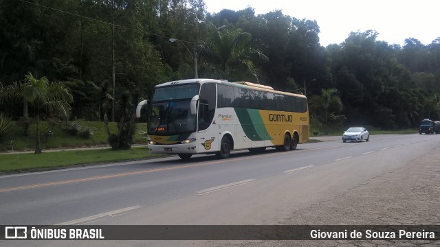 Empresa Gontijo de Transportes 14290 na cidade de Ibiraçu, Espírito Santo, Brasil, por Giovani de Souza Pereira. Número da foto: #6845432.