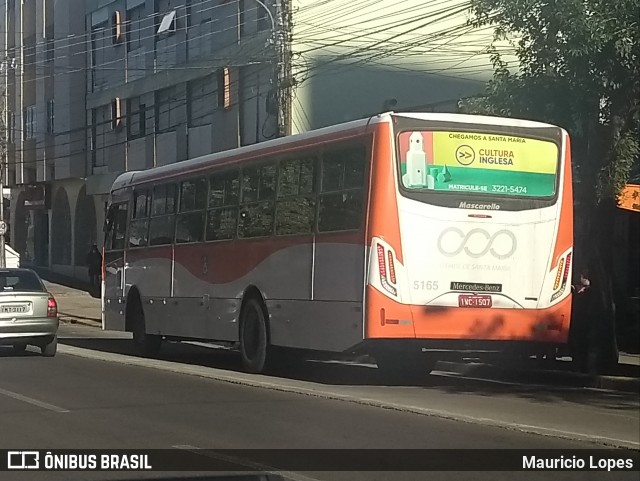 Viação Centro Oeste 5165 na cidade de Santa Maria, Rio Grande do Sul, Brasil, por Mauricio Lopes. Número da foto: #6843868.