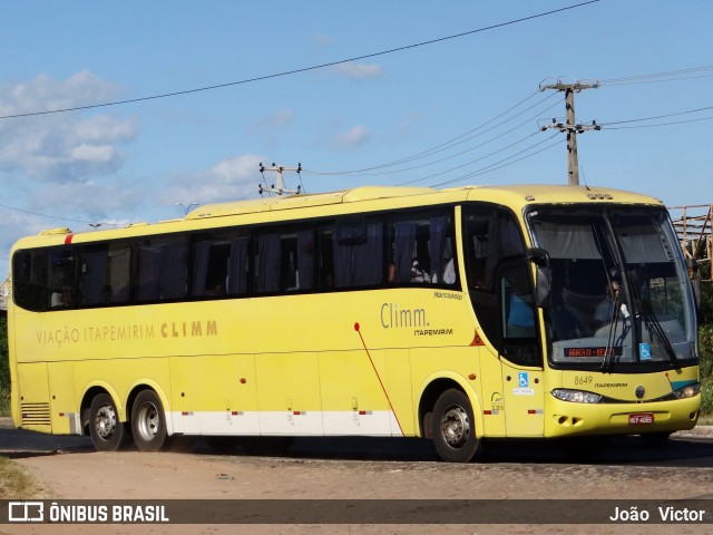 Viação Itapemirim 8649 na cidade de Teresina, Piauí, Brasil, por João Victor. Número da foto: #6845330.