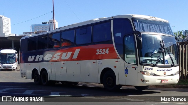 Unesul de Transportes 3524 na cidade de Porto Alegre, Rio Grande do Sul, Brasil, por Max Ramos. ID da foto: 6844267.