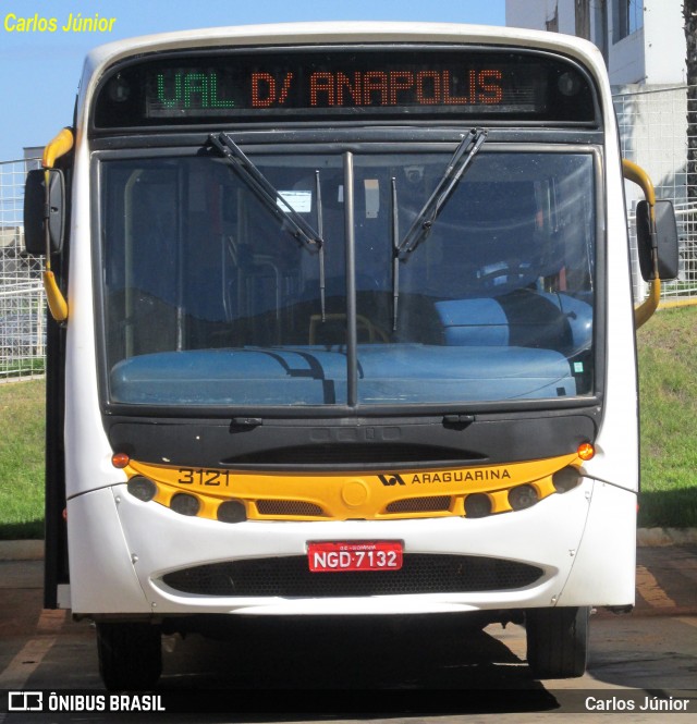 Viação Araguarina 3121 na cidade de Goiânia, Goiás, Brasil, por Carlos Júnior. Número da foto: #6780682.