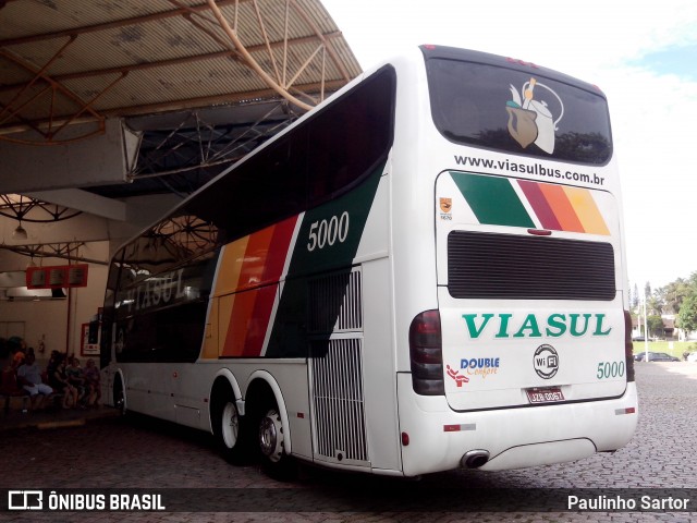 Viasul - Auto Viação Venâncio Aires 5000 na cidade de Joinville, Santa Catarina, Brasil, por Paulinho Sartor. ID da foto: 6778928.