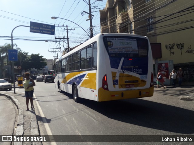 Auto Viação Três Amigos C44511 na cidade de Rio de Janeiro, Rio de Janeiro, Brasil, por Lohan Ribeiro. ID da foto: 6778753.