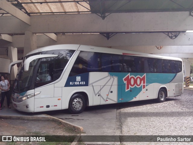 Auto Viação 1001 RJ 108.423 na cidade de Joinville, Santa Catarina, Brasil, por Paulinho Sartor. ID da foto: 6778950.