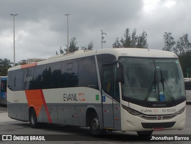Evanil Transportes e Turismo RJ 132.022 na cidade de Rio de Janeiro, Rio de Janeiro, Brasil, por Jhonathan Barros. Número da foto: #6780646.