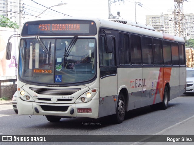 Evanil Transportes e Turismo RJ 132.139 na cidade de Nova Iguaçu, Rio de Janeiro, Brasil, por Roger Silva. Número da foto: #6781228.