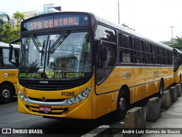 Real Auto Ônibus 41395 na cidade de Rio de Janeiro, Rio de Janeiro, Brasil, por André Luiz Gomes de Souza. Número da foto: #6781034.