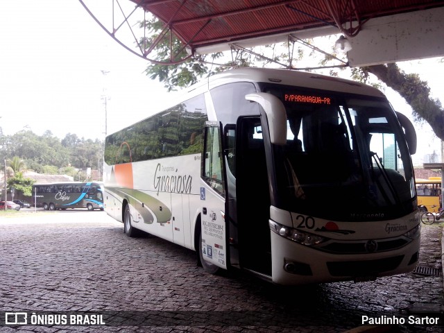 Transportes Graciosa 20 na cidade de Joinville, Santa Catarina, Brasil, por Paulinho Sartor. ID da foto: 6778957.