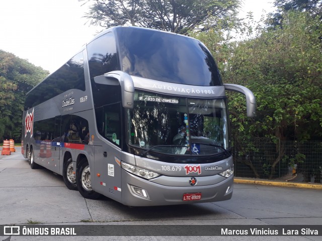 Auto Viação 1001 RJ 108.679 na cidade de São Paulo, São Paulo, Brasil, por Marcus Vinicius Lara Silva. ID da foto: 6780034.