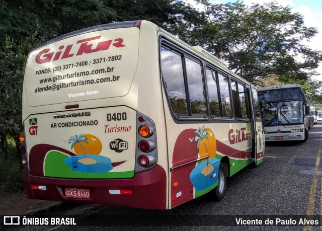 Giltur - Gilsontur Transporte e Turismo 0400 na cidade de Belo Horizonte, Minas Gerais, Brasil, por Vicente de Paulo Alves. ID da foto: 6846845.