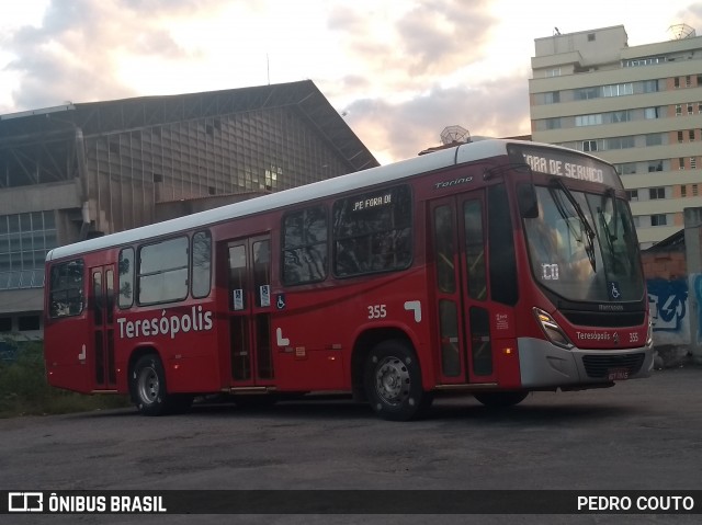 Viação Dedo de Deus 355 na cidade de Teresópolis, Rio de Janeiro, Brasil, por PEDRO COUTO. ID da foto: 6847559.