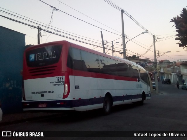 Breda Transportes e Serviços 1299 na cidade de São Paulo, São Paulo, Brasil, por Rafael Lopes de Oliveira. ID da foto: 6848817.