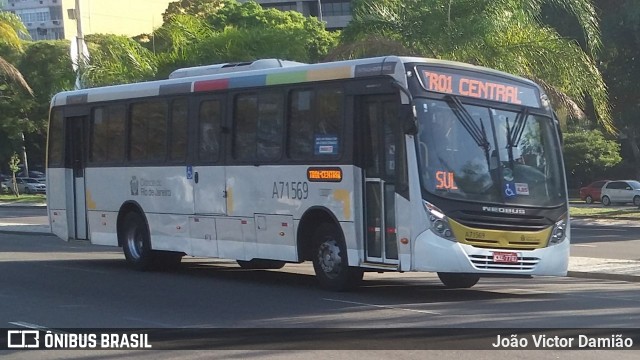 Viação Nossa Senhora das Graças A71569 na cidade de Rio de Janeiro, Rio de Janeiro, Brasil, por João Victor Damião. Número da foto: #6848739.