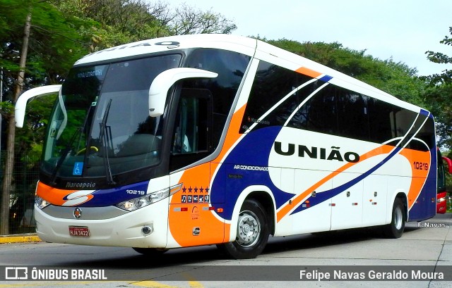 Expresso União 10219 na cidade de São Paulo, São Paulo, Brasil, por Felipe Navas Geraldo Moura . Número da foto: #6848650.