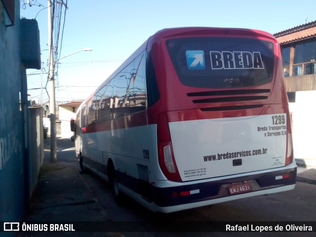 Breda Transportes e Serviços 1299 na cidade de São Paulo, São Paulo, Brasil, por Rafael Lopes de Oliveira. ID da foto: 6848809.