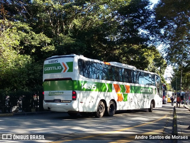 Empresa Gontijo de Transportes 14615 na cidade de São Paulo, São Paulo, Brasil, por Andre Santos de Moraes. Número da foto: #6846629.