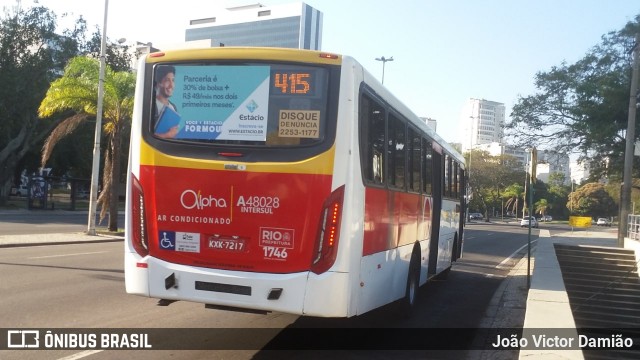Auto Viação Alpha A48028 na cidade de Rio de Janeiro, Rio de Janeiro, Brasil, por João Victor Damião. Número da foto: #6848753.