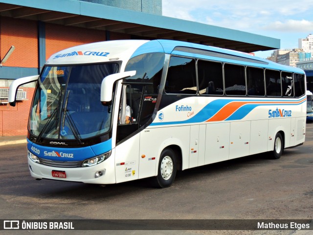 VUSC - Viação União Santa Cruz 4020 na cidade de Porto Alegre, Rio Grande do Sul, Brasil, por Matheus Etges. Número da foto: #6782156.