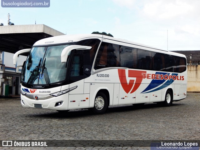 Viação Teresópolis RJ 203.030 na cidade de Teresópolis, Rio de Janeiro, Brasil, por Leonardo Lopes. Número da foto: #6782991.