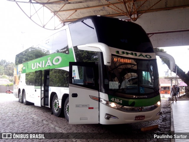 Empresa União de Transportes 4184 na cidade de Joinville, Santa Catarina, Brasil, por Paulinho Sartor. Número da foto: #6782013.