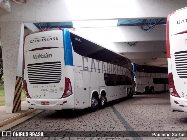 Auto Viação Catarinense 3732 na cidade de Joinville, Santa Catarina, Brasil, por Paulinho Sartor. Número da foto: #6782025.