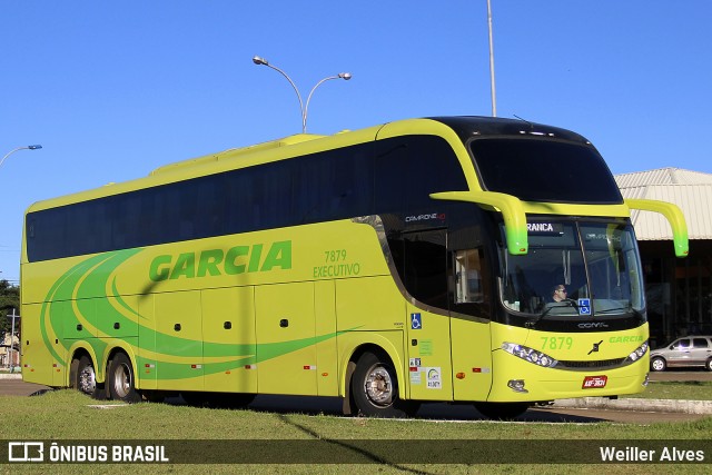 Viação Garcia 7879 na cidade de Maringá, Paraná, Brasil, por Weiller Alves. ID da foto: 6781679.