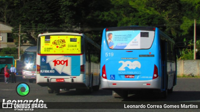 FAOL - Friburgo Auto Ônibus 519 na cidade de Nova Friburgo, Rio de Janeiro, Brasil, por Leonardo Correa Gomes Martins. ID da foto: 6782058.