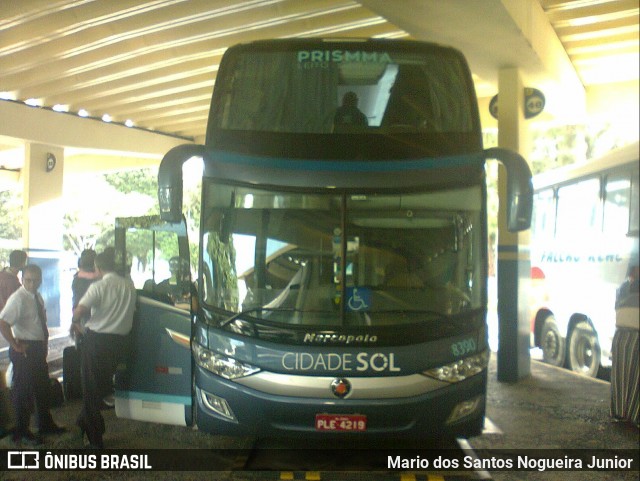 Viação Cidade Sol 8390 na cidade de Salvador, Bahia, Brasil, por Mario dos Santos Nogueira Junior. Número da foto: #6785212.