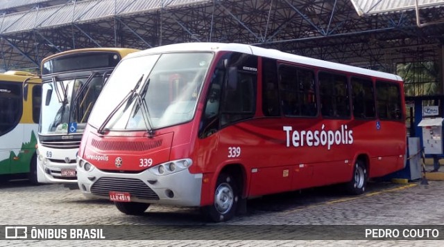 Viação Dedo de Deus 339 na cidade de Teresópolis, Rio de Janeiro, Brasil, por PEDRO COUTO. ID da foto: 6783850.