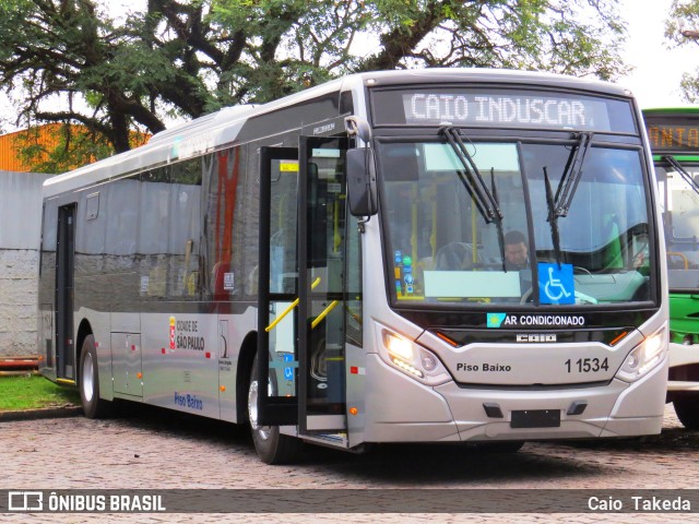 Viação Santa Brígida 1 1534 na cidade de São Paulo, São Paulo, Brasil, por Caio  Takeda. ID da foto: 6785002.