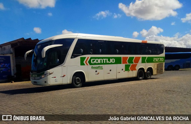 Empresa Gontijo de Transportes 21270 na cidade de Vitória da Conquista, Bahia, Brasil, por João Gabriel Gonçalves da Rocha. Número da foto: #6785365.