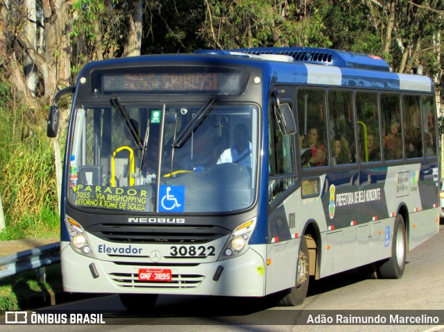 Bettania Ônibus 30822 na cidade de Belo Horizonte, Minas Gerais, Brasil, por Adão Raimundo Marcelino. Número da foto: #6785045.