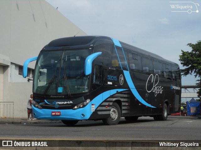 Empresa de Ônibus Nossa Senhora da Penha 52015 na cidade de Rio de Janeiro, Rio de Janeiro, Brasil, por Whitiney Siqueira. ID da foto: 6784362.