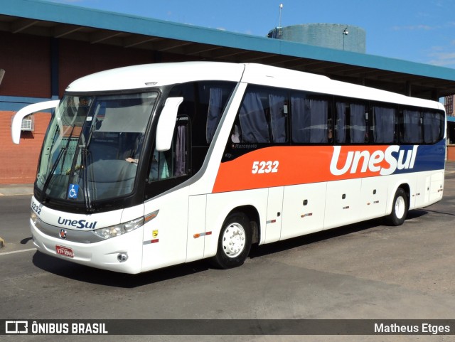 Unesul de Transportes 5232 na cidade de Porto Alegre, Rio Grande do Sul, Brasil, por Matheus Etges. Número da foto: #6783991.