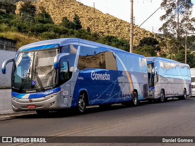 Viação Cometa 18509 na cidade de Ouro Preto, Minas Gerais, Brasil, por Daniel Gomes. Número da foto: #6784406.