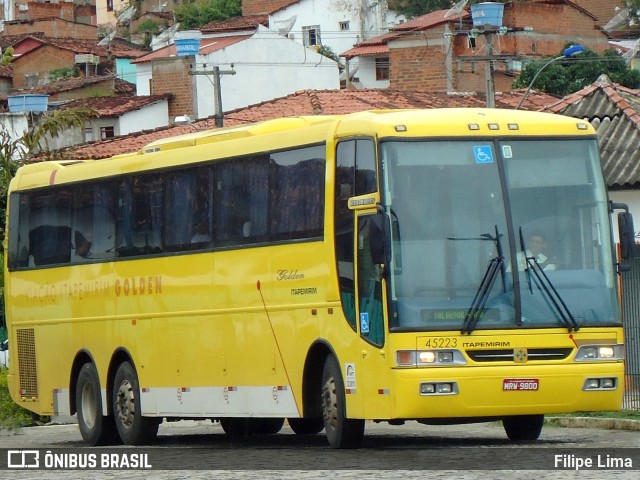Viação Itapemirim 45223 na cidade de Jequié, Bahia, Brasil, por Filipe Lima. Número da foto: #6784163.