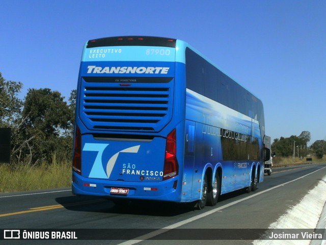 Transnorte - Transporte e Turismo Norte de Minas 87900 na cidade de Curvelo, Minas Gerais, Brasil, por Josimar Vieira. ID da foto: 6785224.