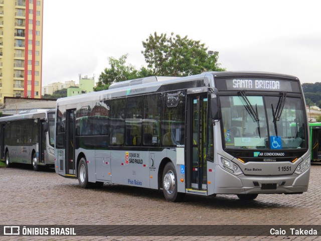 Viação Santa Brígida 1 1551 na cidade de São Paulo, São Paulo, Brasil, por Caio  Takeda. ID da foto: 6785179.