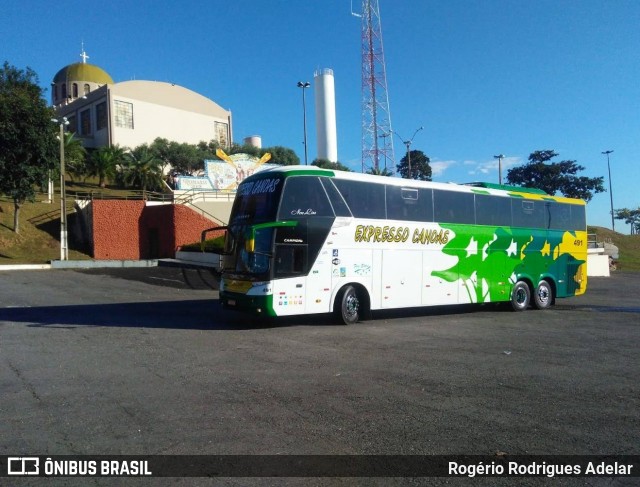 Expresso Canoas 491 na cidade de Trindade, Goiás, Brasil, por Rogério Rodrigues Adelar. Número da foto: #6787130.