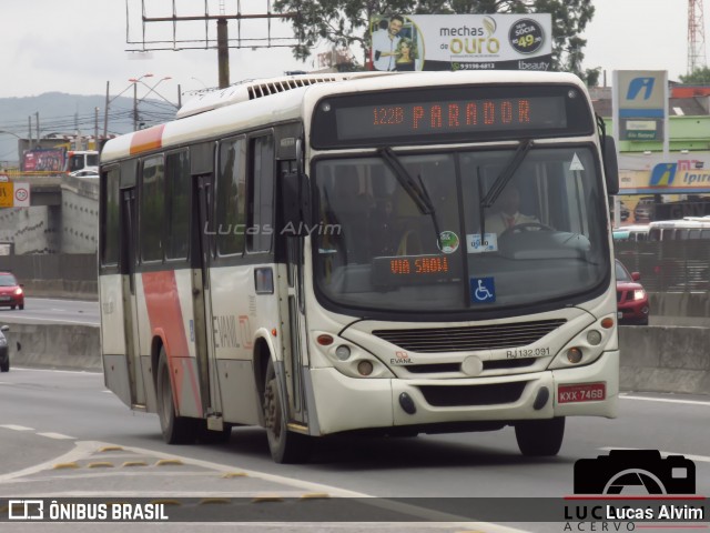 Evanil Transportes e Turismo RJ 132.091 na cidade de Nova Iguaçu, Rio de Janeiro, Brasil, por Lucas Alvim. Número da foto: #6786268.