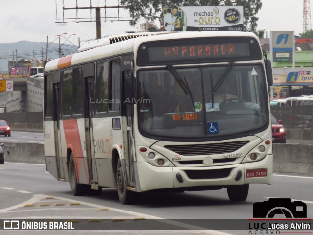 Evanil Transportes e Turismo RJ 132.091 na cidade de Nova Iguaçu, Rio de Janeiro, Brasil, por Lucas Alvim. ID da foto: 6786268.