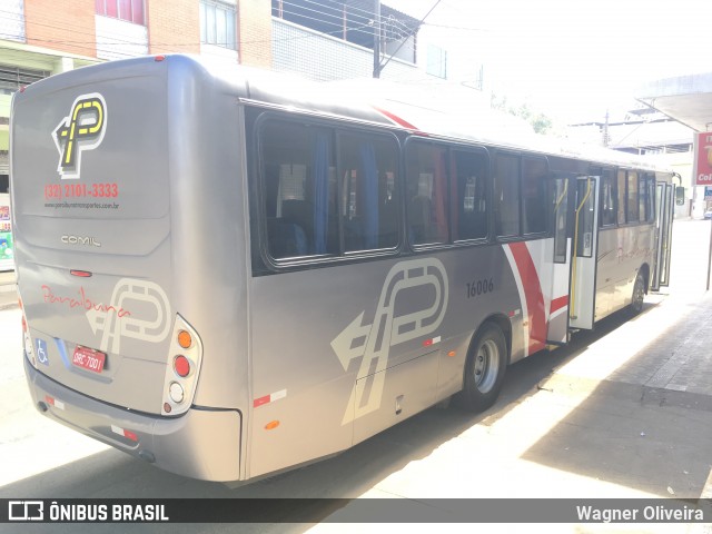 Paraibuna Transportes 16006 na cidade de Matias Barbosa, Minas Gerais, Brasil, por Wagner Oliveira. Número da foto: #6790759.